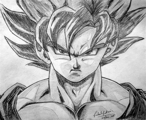 dibujos de anime goku|dibujos a lapiz goku.